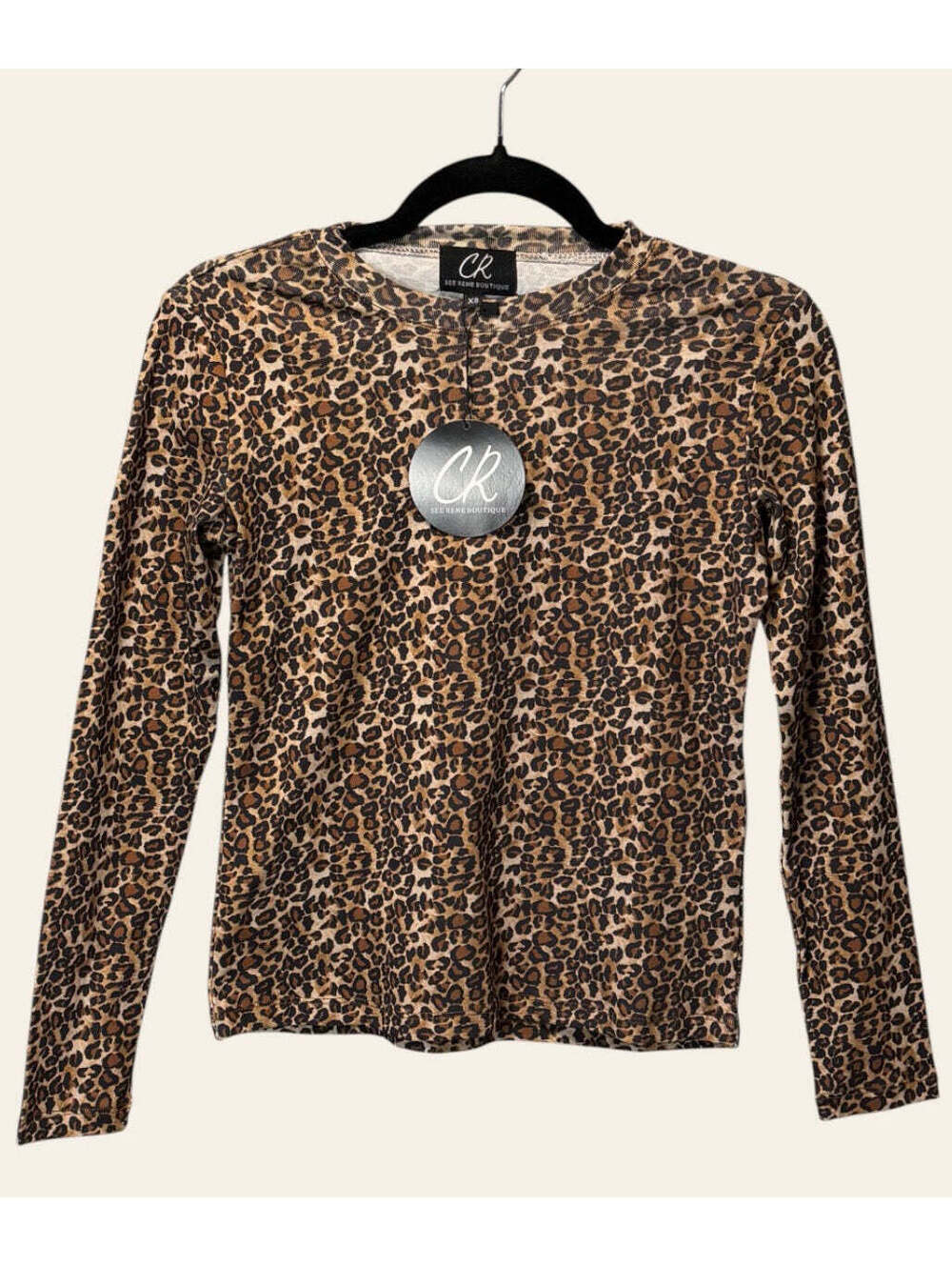See Rene Leopard Print Top - Picture 2 of 3